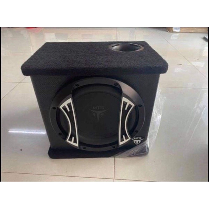 Sub hơi MTS VX10 sẵn âm ly thương hiệu Italia, kích thước 10inch, công suất 250w đặt cốp xe ô tô, xe hơi, BH 1 năm