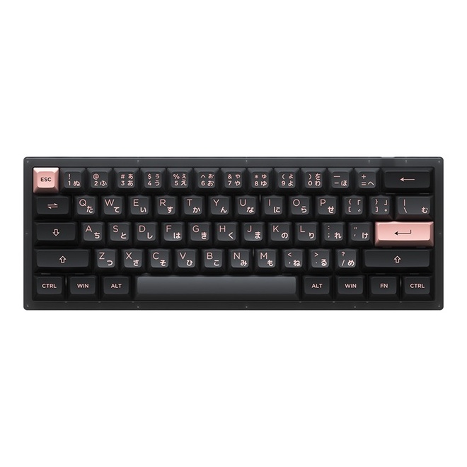 Bàn phím cơ máy tính không dây có dây gaming mini led giá rẻ chính hãng cao cấp bluetooth AKKO ACR61 Black Hotswap RGB K