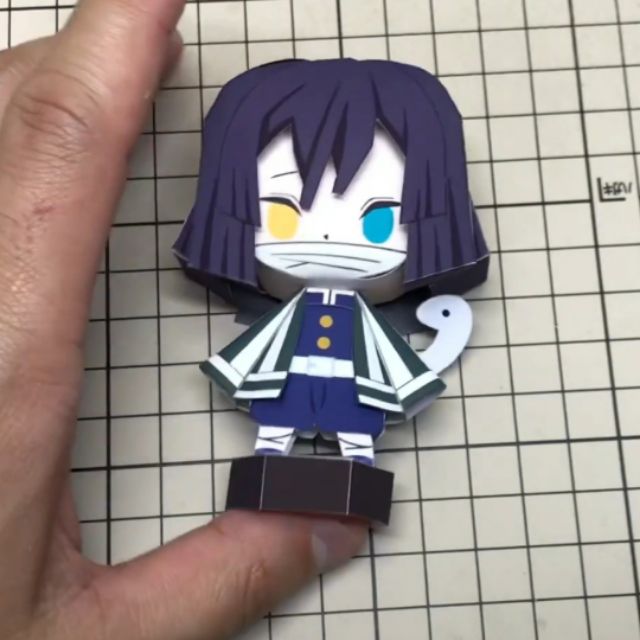 Mô hình giấy anime Xà Trụ Iguro Obanai