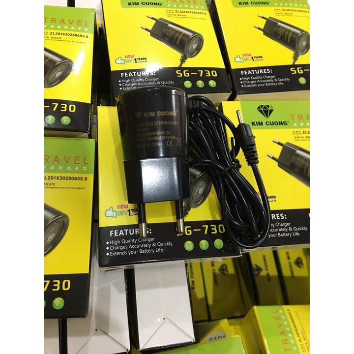 Sạc Nokia Chân Kim , Sạc Liền dây Kim Cương SG-730