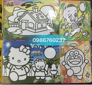Combo 20 tranh cát (10 A4 + 10 A5)
