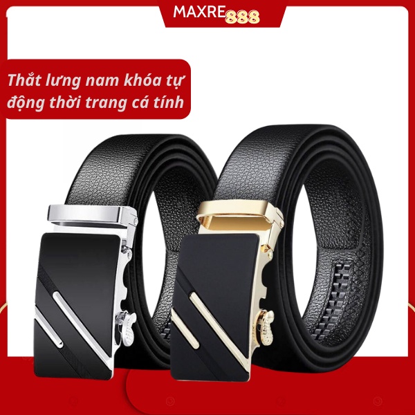 Thắt Lưng nam thiết kế khóa tự động chất liệu da siêu bền phong cách thời trang