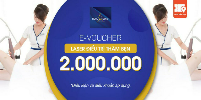 E-Voucher Laser điều trị thâm bẹn tại TMV Ngọc Dung