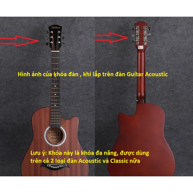 Khóa đàn Guitar Acoustic Classic giá rẻ