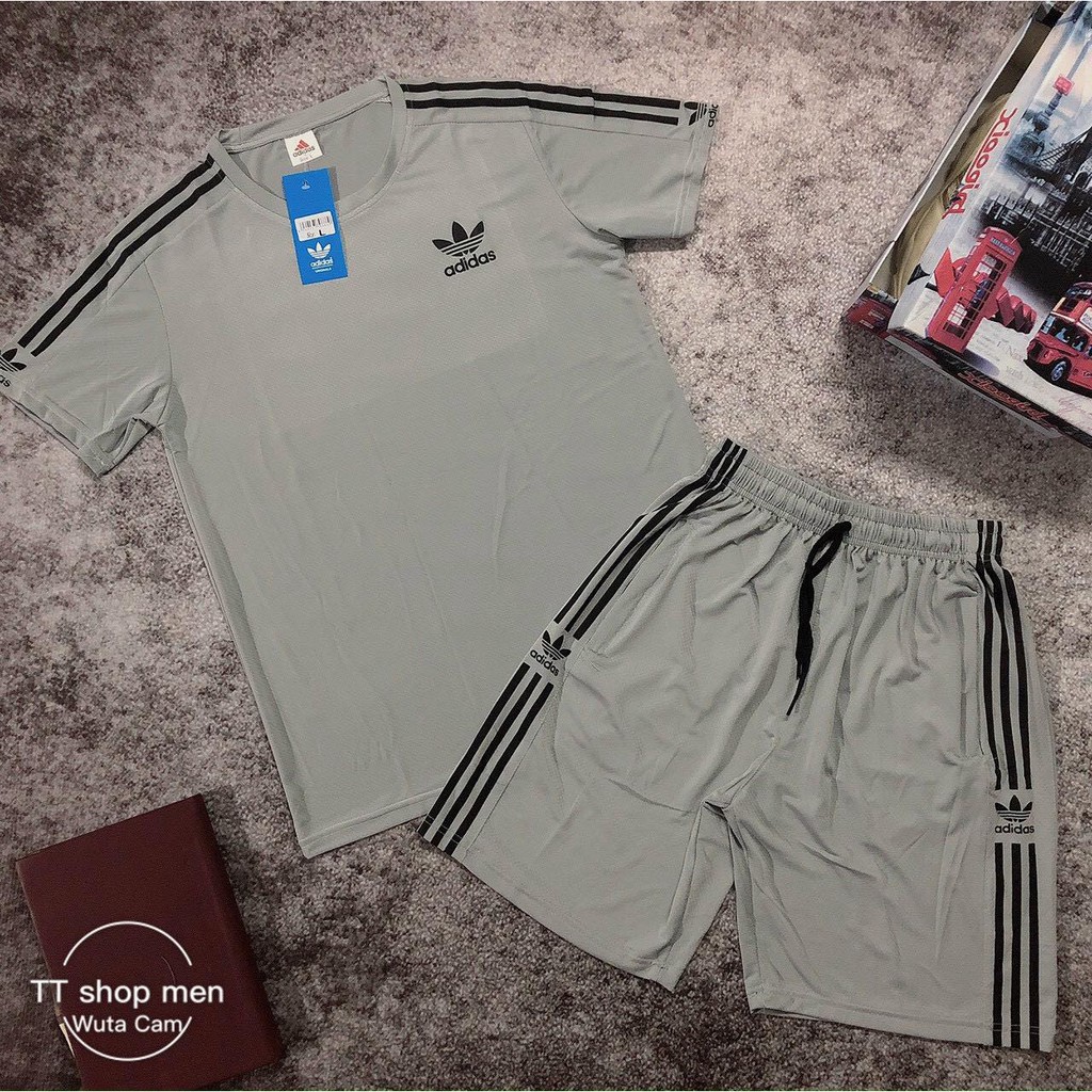 Bộ Quần Áo Cộc Tay Nam Chất Liệu Cotton, Bộ Đồ Mặc Mùa Hè Cực Mát