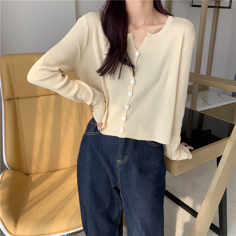 NRVP Áo Sweater Dài Tay Phong Cách Hàn Quốc Sành Điệu Dành Cho Nữ