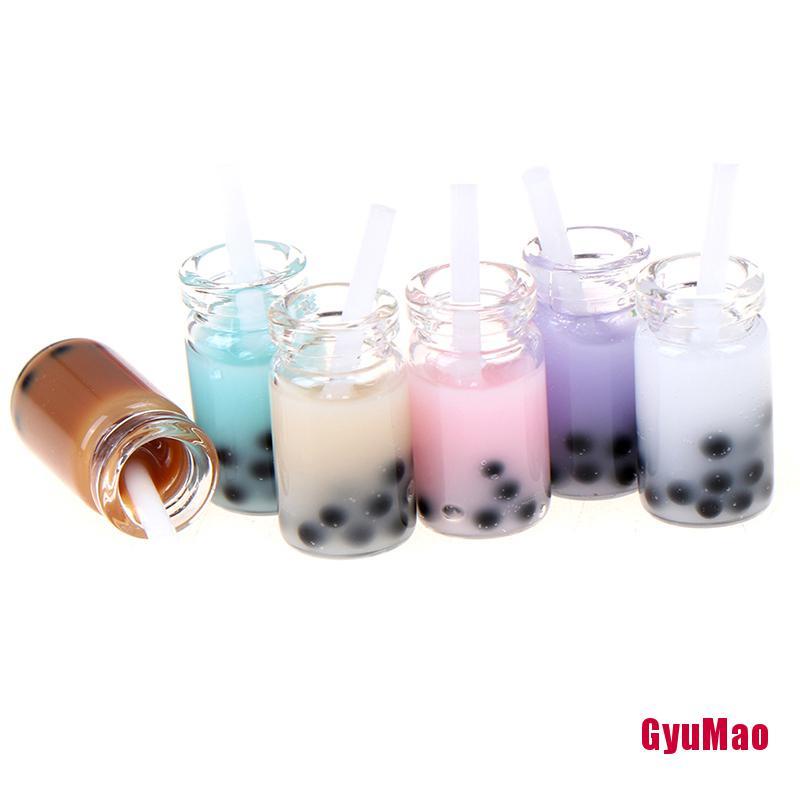 Bộ 3 Ly Trà Sữa mini Tỉ Lệ 1:12 Trang Trí Nhà Búp Bê Xinh Xắn