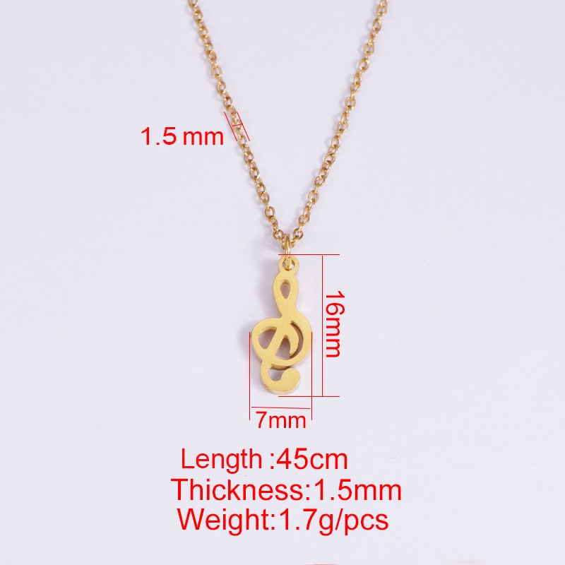 Vòng cổ mẫu nhạc thời trang đáng yêu dành cho phụ nữ NE022