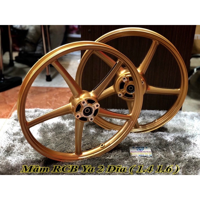 Vành mâm đúc RCB 5 CÂY LC135 / EXCITER ex135 5 SỐ  Racing boy chính hãng