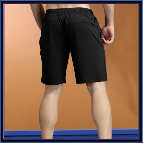 [Mã SR11JUNE5 giảm 20K đơn 50K] Quần Short Đùi Thể Thao Nam Vải Thun Lạnh T-Simple (Đen) [NUTTY], quần tập gym cao cấp | BigBuy360 - bigbuy360.vn