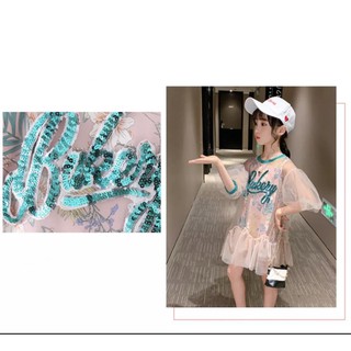 ĐẦM BÉ GÁI PHỐI REN MỀM
