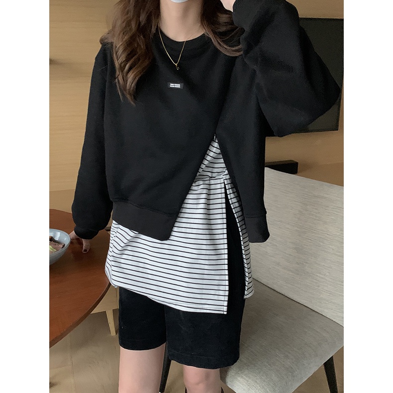 Áo Nỉ Sweater croptop nữ Dáng ngắn Áo nỉ kiểu nữ Dáng lửng Thiết kế Ulzzang Hàn Quốc Thời trang | BigBuy360 - bigbuy360.vn