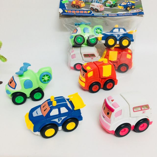 Đồ chơi bộ xe cảnh sát poli nhựa abs cao cấp