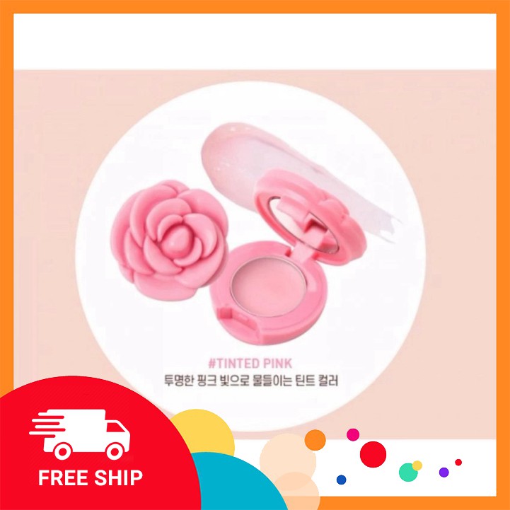 [FREESHIP_Hàng Thái Lan] Son Dưỡng Hoa Hồng 3CE Pot Lip Tinted Pink - Hồng Phớt