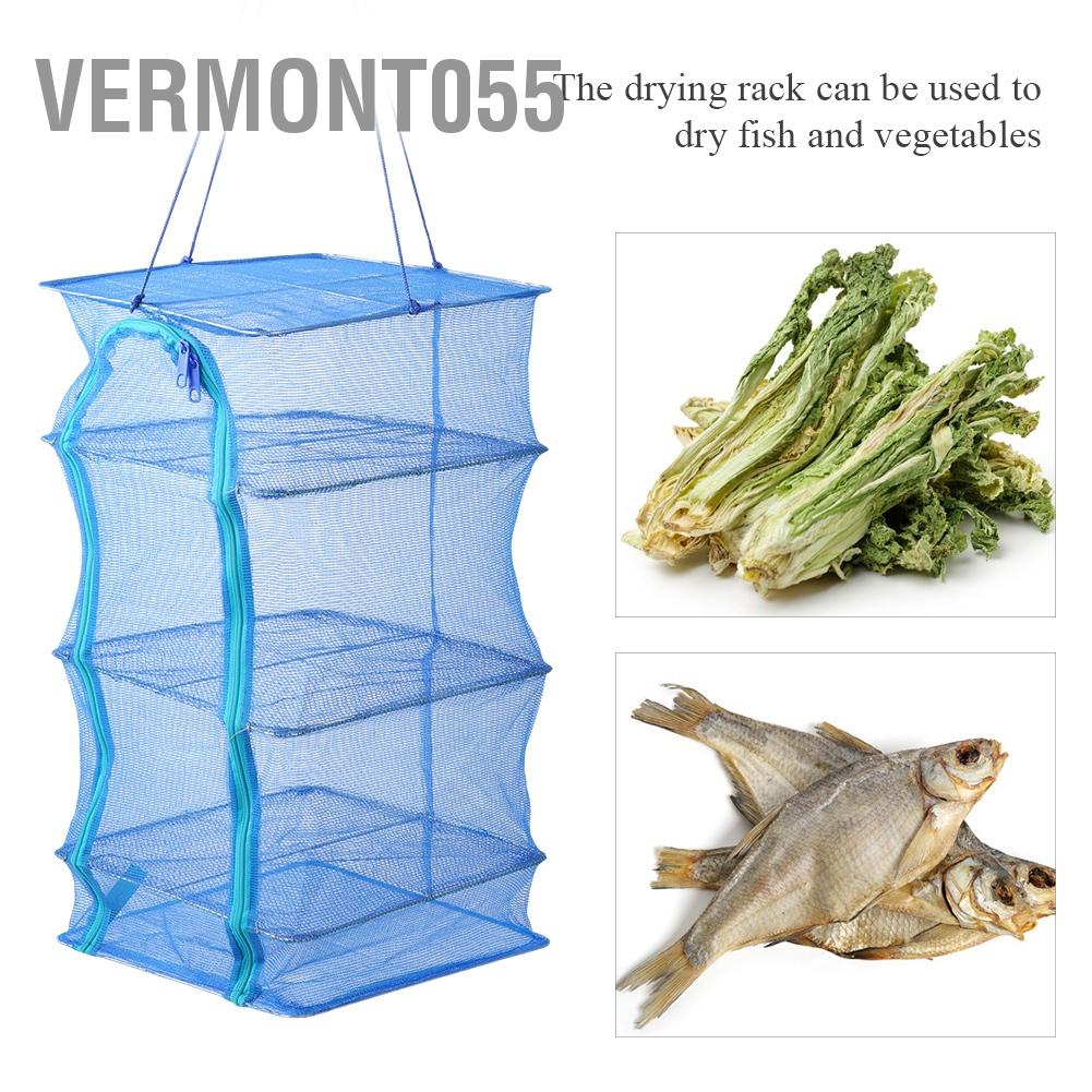 Có thể bán buôn Lưới có thể thu gọn Treo giàn phơi chống ruồi Lồng bảo quản thực phẩm khô Túi đựng Vermont055 Hàng giao ngay