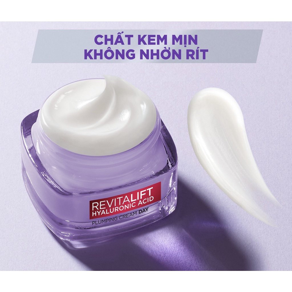 Minisize L'oreal Kem Dưỡng Siêu Cấp Ẩm Căng Mịn Da L'Oreal Paris Revitalift Hyaluronic Acid Cream Day