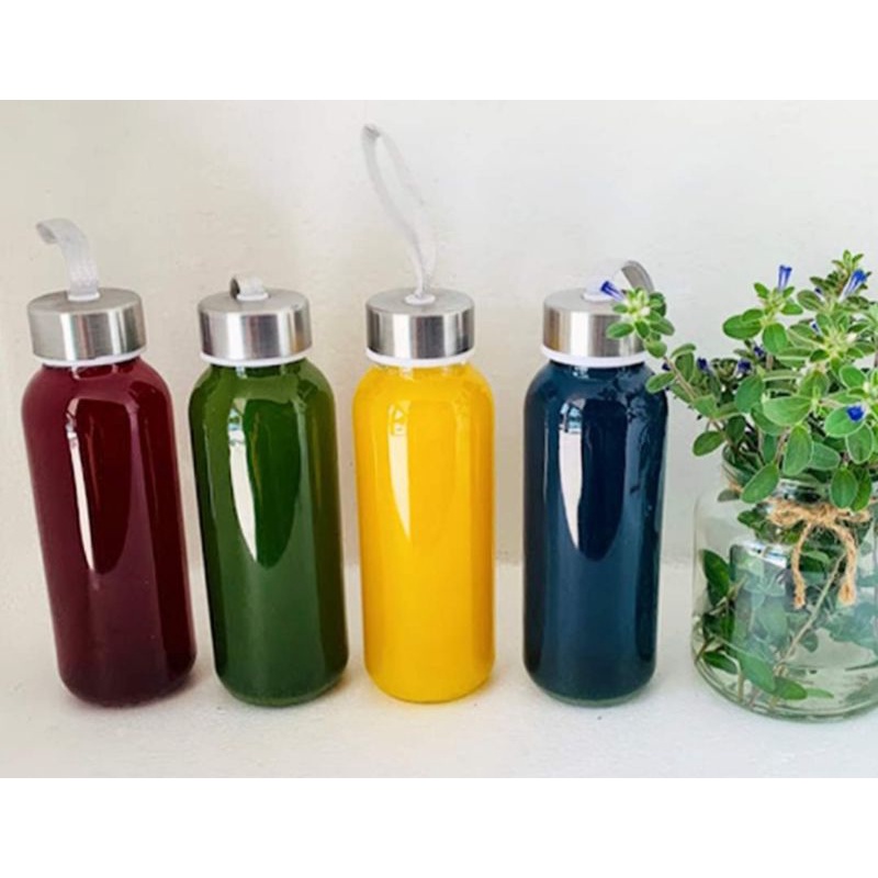 Bình Detox Thủy Tinh cao cấp chịu nhiệt, phá bột rau củ, đựng nước trái cây, nước uống trà sữa