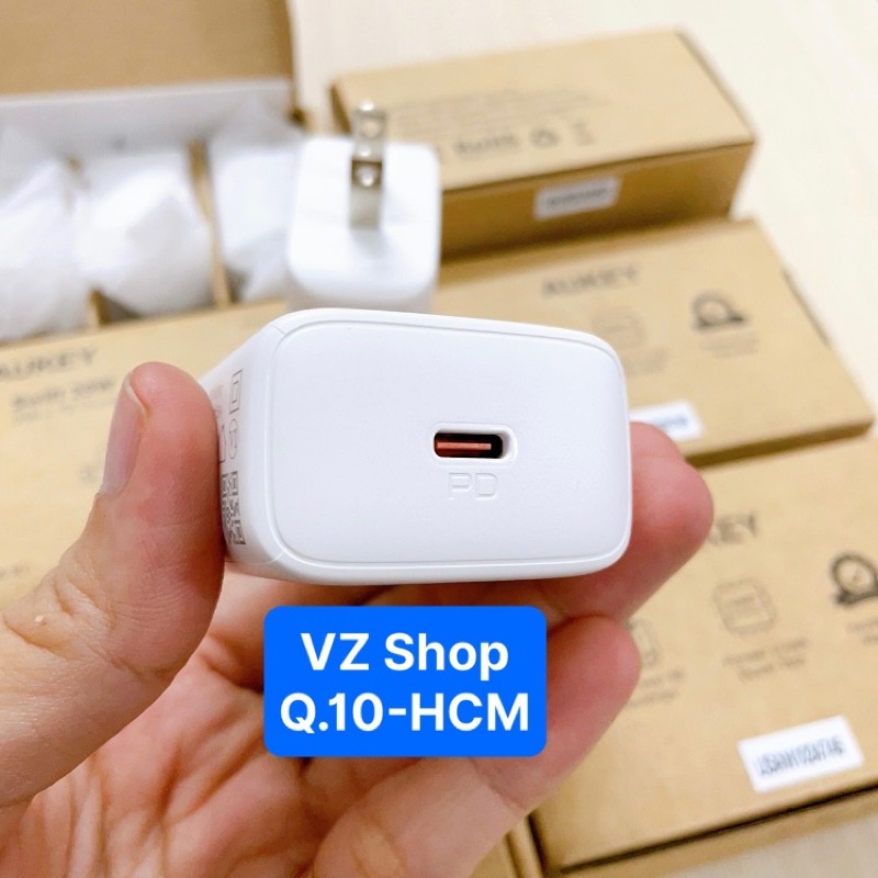 Chính hãng-Củ sạc nhanh Aukey Swift 20W USB-C PD Charger PA-R1 bảo hành 6 tháng