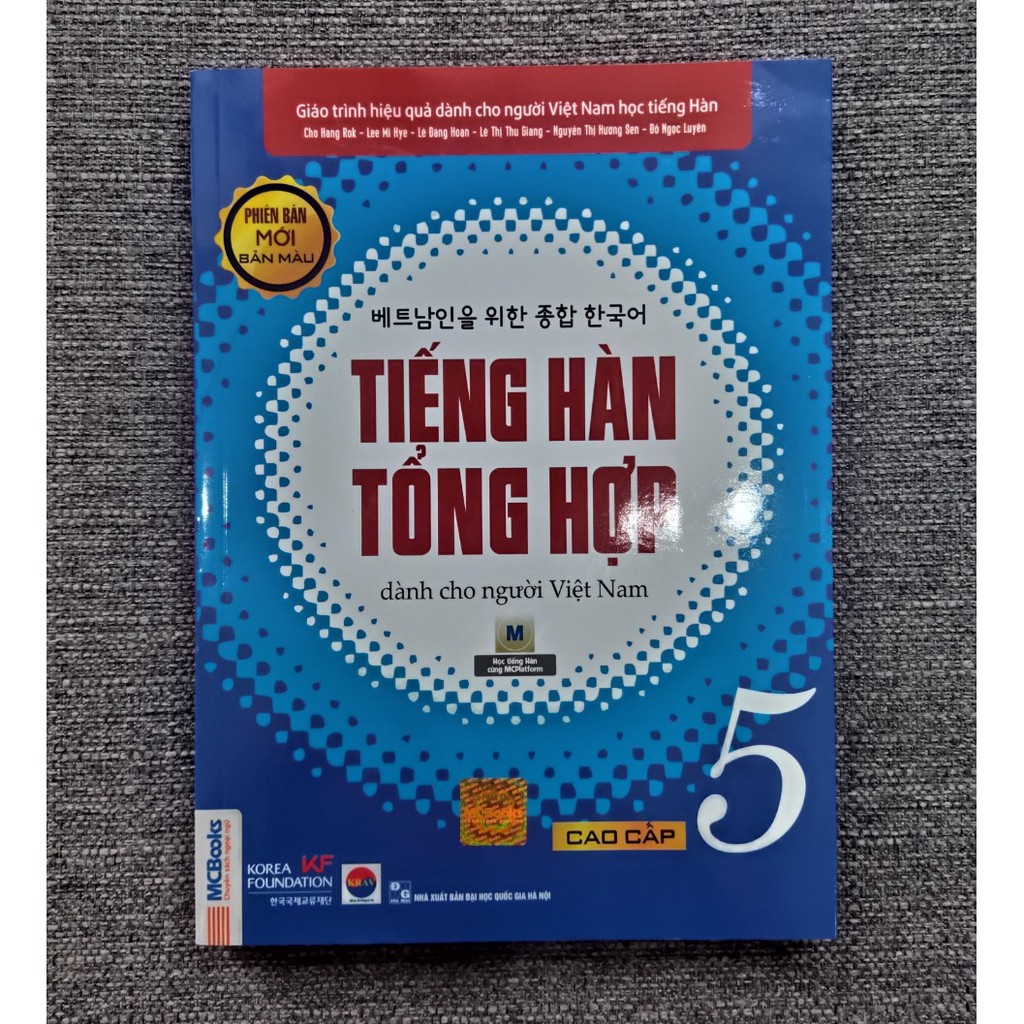 Sách - Giáo Trình Tiếng Hàn Tổng Hợp Cao Cấp Tập 5 (Combo/Lẻ Tùy Chọn)