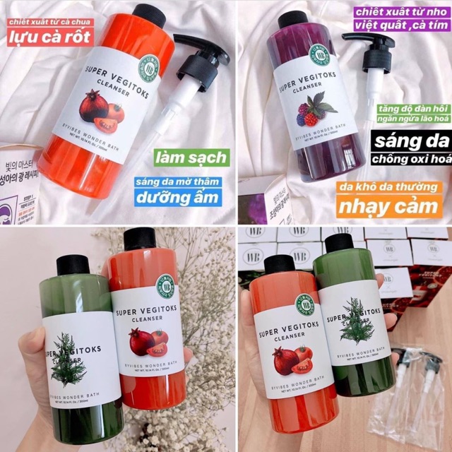 SỬA RỬA MẶT RAU CỦ SUPER VEGITOK CLEANSER