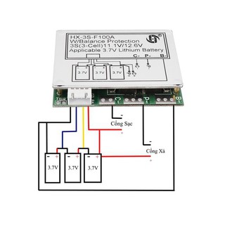 Mạch 3S 12V-100A 3.7V