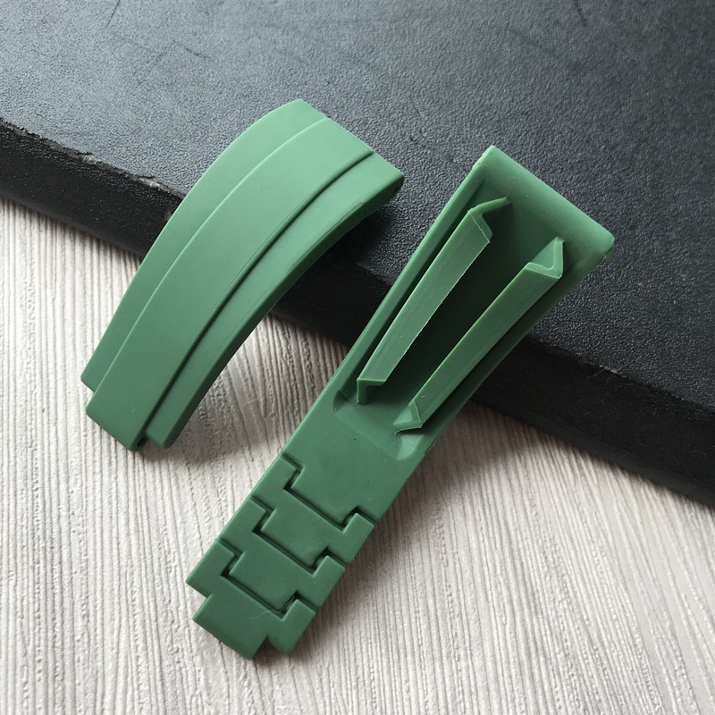 Phù Hợp Dây Cao Su 21mm Thấm Hút Sốc Cho Đồng Hồ Rolex