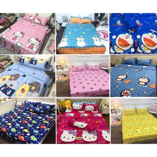 Bộ 𝟱 món chăn ga gối/gối ôm - mẫu mã đa dạng - đổi trả miễn phí