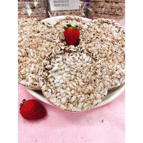 Bánh gạo lứt ăn kiêng Hello rice, bánh gạo lức nguyên hạt Ann Healthy Food Eat clean cho người ăn kiêng