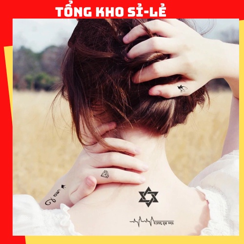 Combo 30 Tấm Hình Xăm Dán Flash Tattoo Tha Thu Từ 55 - 120 Mẫu Chống Thấm Nước 1652 tổng kho sỉ vp88