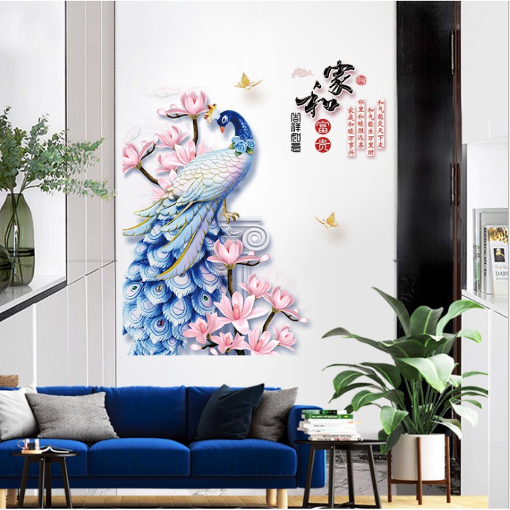 Decal trang trí tường - Nữ Hoàng Công Xanh