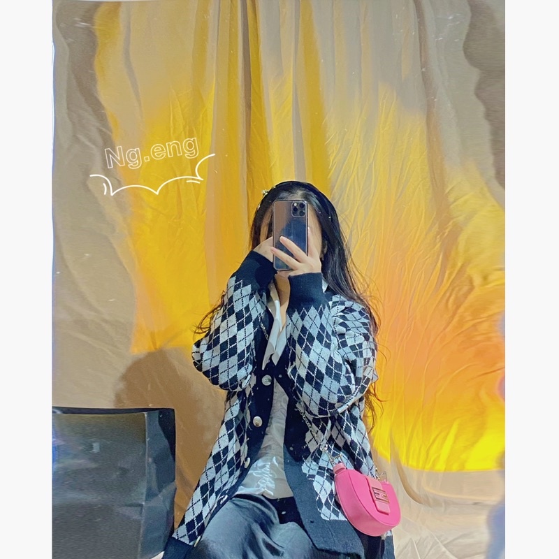 CADIGAN LEN ÁO KHOÁC LEN KẺ MẪU MỚI 2021 " ẢNH THẬT MẪU SHOP " | BigBuy360 - bigbuy360.vn