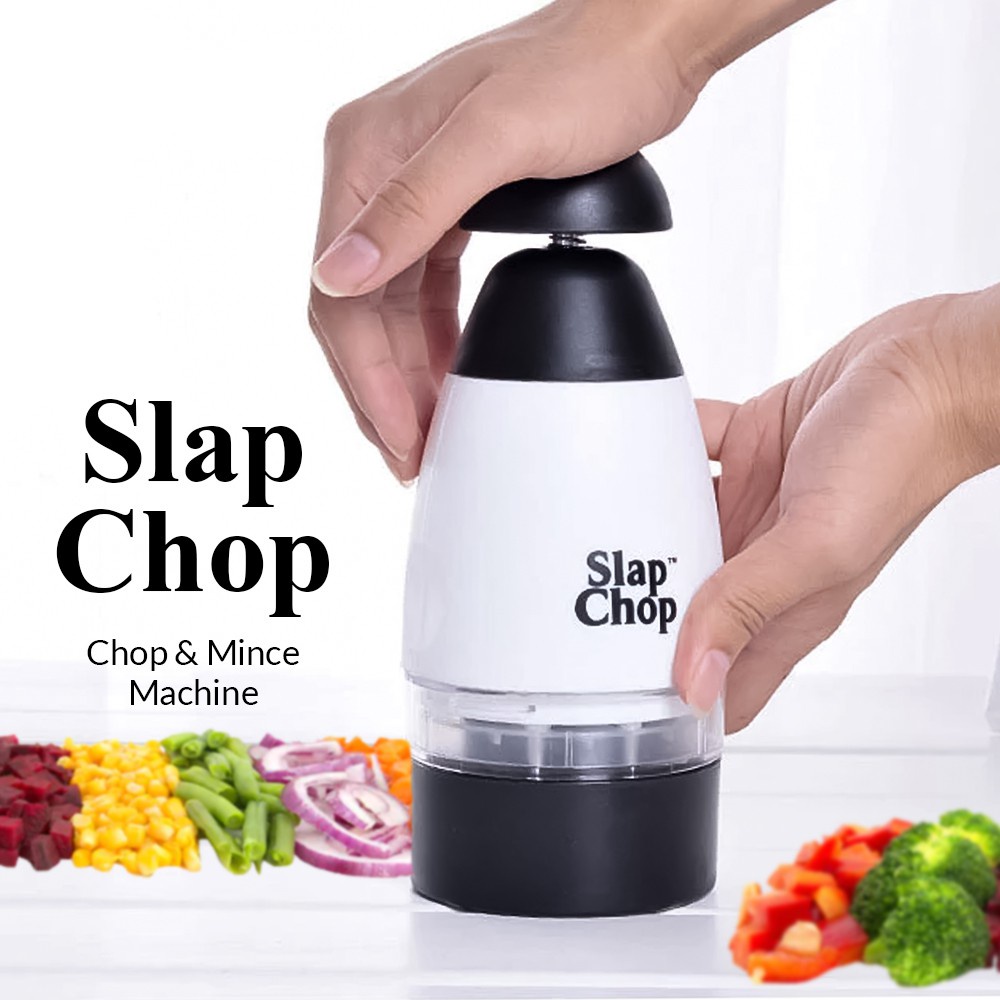 Dụng Cụ Dập Tỏi Ớt-Máy Nghiền Băm Rau Củ Qủa Khô Cầm Tay Slap Chop