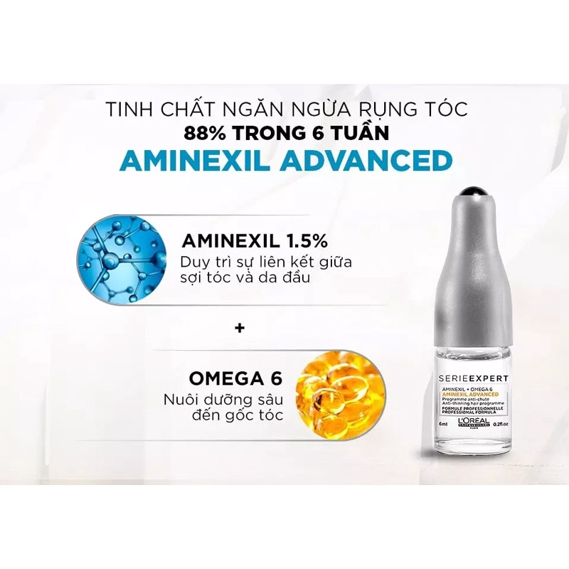 Tinh chất giảm rụng tóc L'Oréal Professionnel Serie Expert Aminexil Advanced L'Oréal 10x6ml