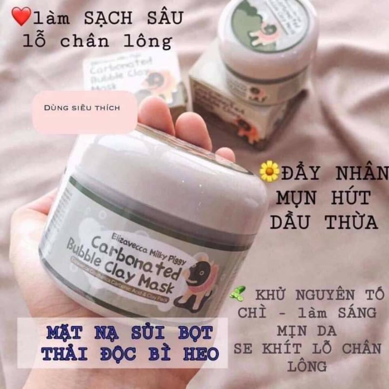 🌸 Mặt Nạ Thải Độc Bì Heo Carbonated Bubble Clay Mask 🌸