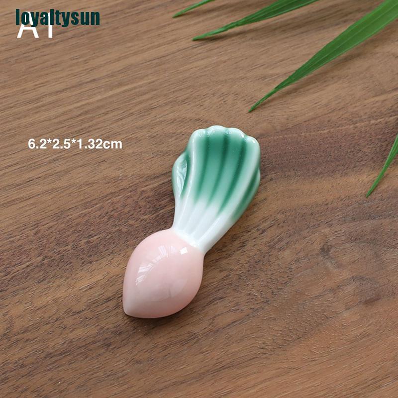 Muỗng Sứ Hình Rau Củ Dễ Thương