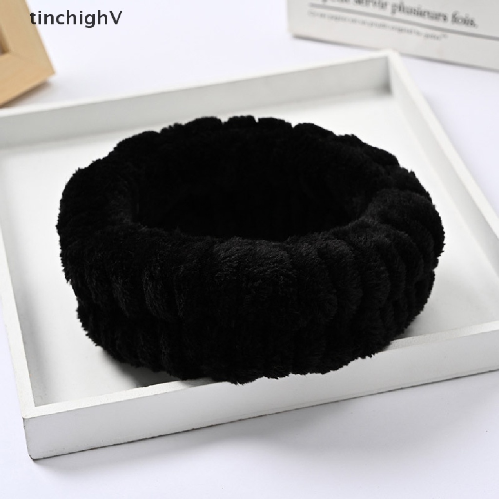 Băng Đô Vải Lông Cừu Giữ Tóc Để Rửa Mặt Cho Nữ