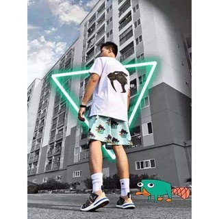 Quần short thun thoạt hình perry