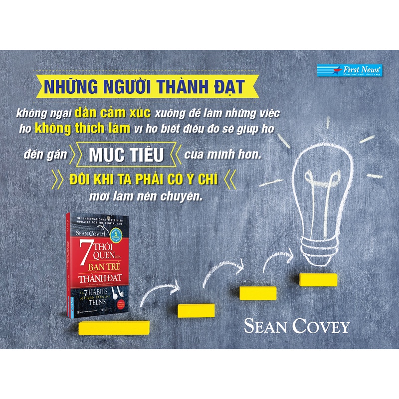Sách Combo Bí Quyết Trưởng Thành + 7 Thói Quen Của Bạn Trẻ Thành Đạt (Khổ Lớn) First News