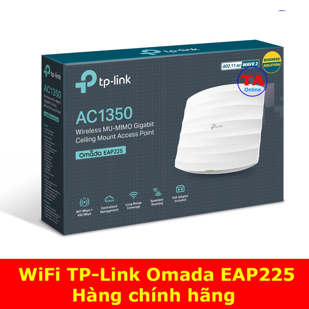 Bộ phát WiFi doanh nghiệp TPLink Omada EAP225