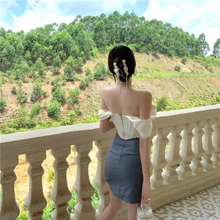 Áo corset trễ vai ( có ảnh thật ở cuối )