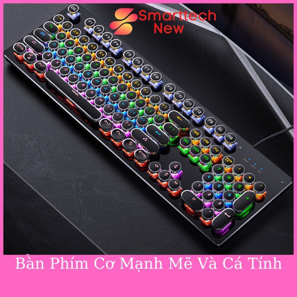 Bàn Phím Cơ Gaming Cho PC, Laptop Cao Cấp T907 Esports Pro 2021, Bàn Phím Máy Tính Nâng Cấp Có 20 Chế Độ LED RGB