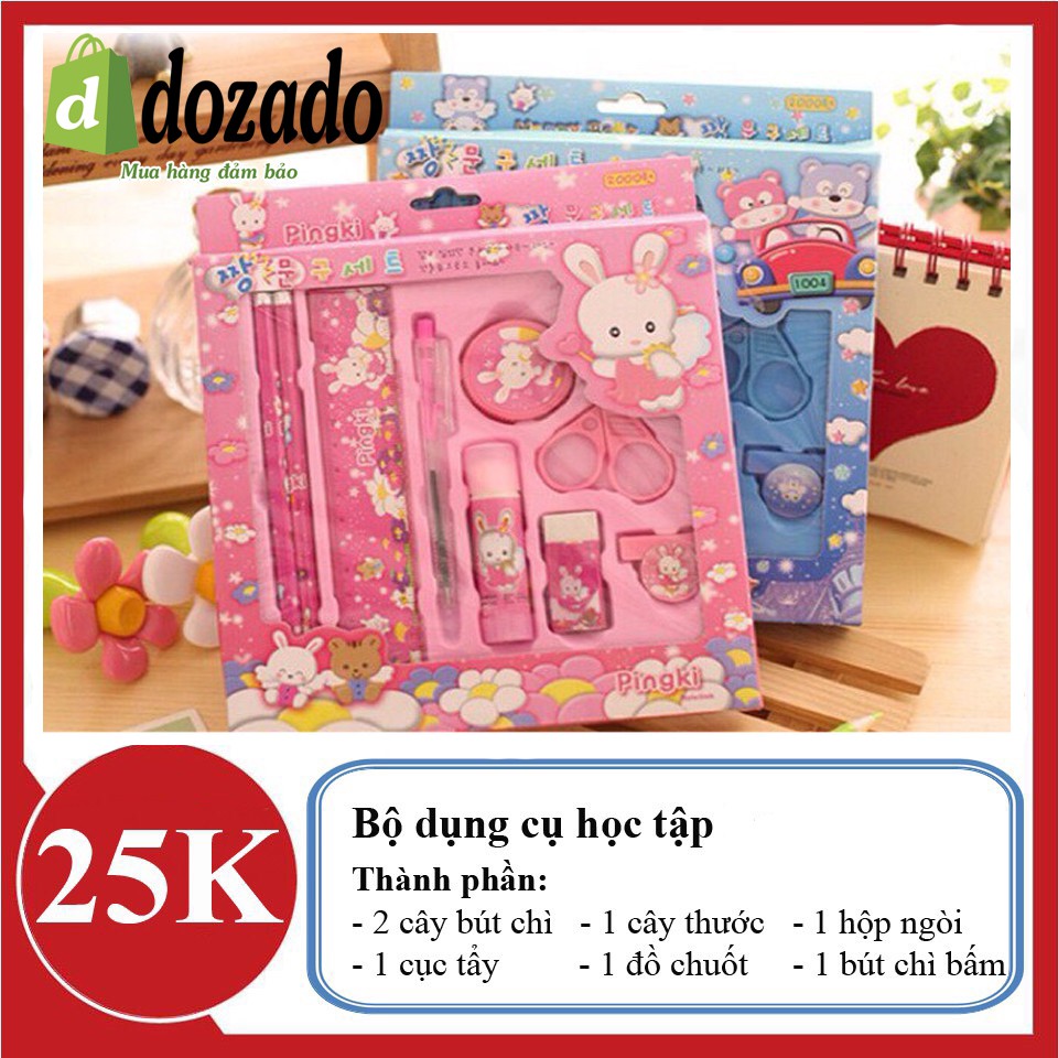 Bộ dụng cụ học tập cho Bé - Hàng đẹp y hình