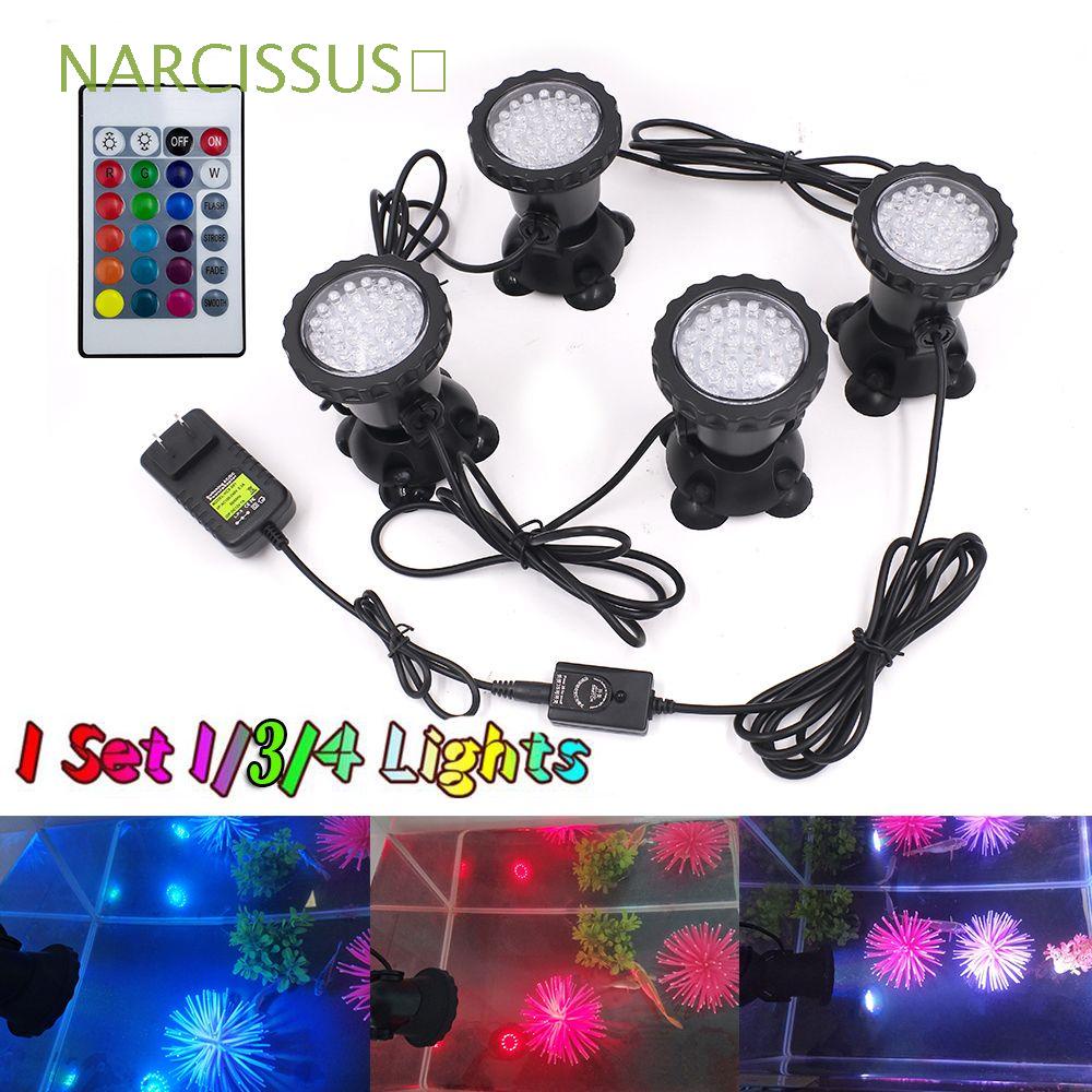 Narciss Đèn LED RGB 36 Bóng Chống Thấm Nước IP68 Chuyên Dụng Cho Bể Cá