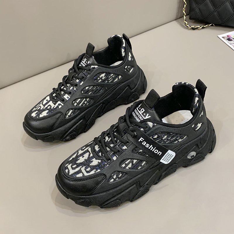 Giày thể thao nữ đế cao thấp cổ , Giày thể thao sneaker nữ GD độn đế thông hơi siêu hot trend | BigBuy360 - bigbuy360.vn