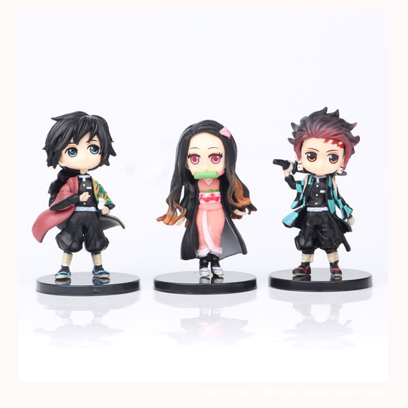 Bộ 6 Mô Hình Nhân Vật Kimetsu no Yaiba Sống Động