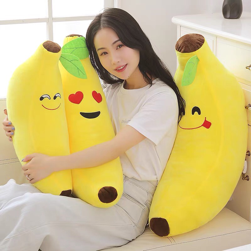 Gối ôm quả chuối 60cm, Gấu bông quả chuổi dễ thương, cute