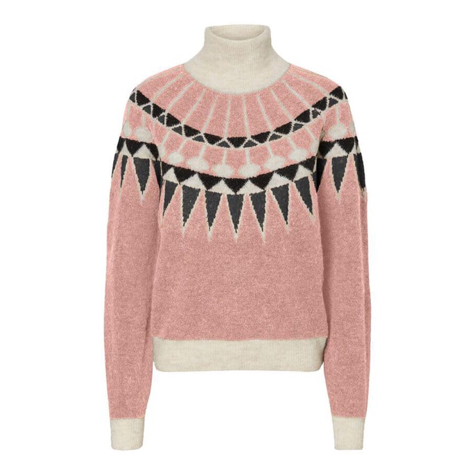 Áo len trám Vero Moda 02 màu hồng và vàng