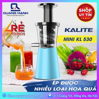 [Hàng chính hãng, Tặng bình đựng nước cao cấp] Máy Ép Chậm Mini Kalite KL530 KL-530