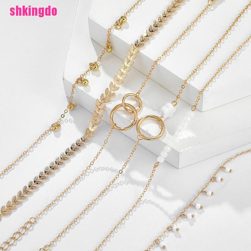 Set 6 vòng đeo tay phong cách Boho thời trang cho nữ