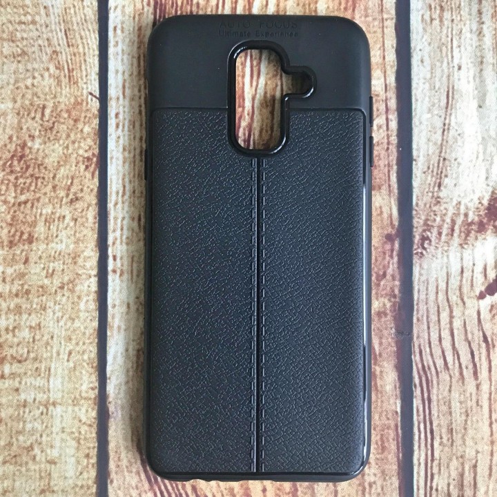 Ốp lưng Samsung A6 Plus 2018 - J8 dẻo giả Da Cao cấp